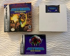Metroid Zero Mission GBA Video Game Gameboy Advance 2004