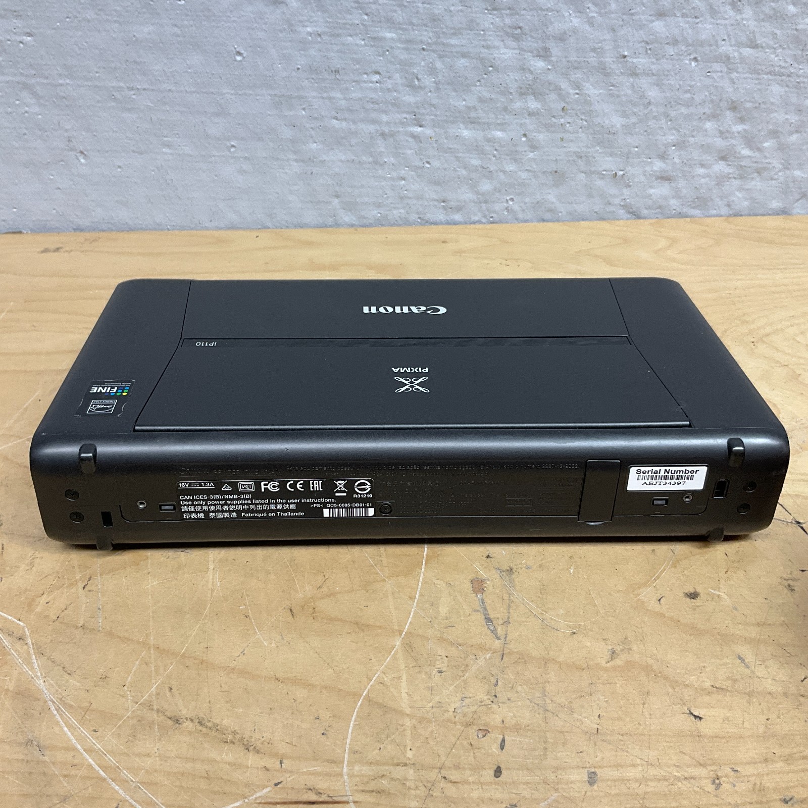 Canon Pixma iP110 Wireless Mobile Inkjet Compact Portable Printer Tested/Working