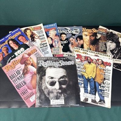 Rolling Stone magazines/ Lot Of 10/1995 from 8 to 12 months