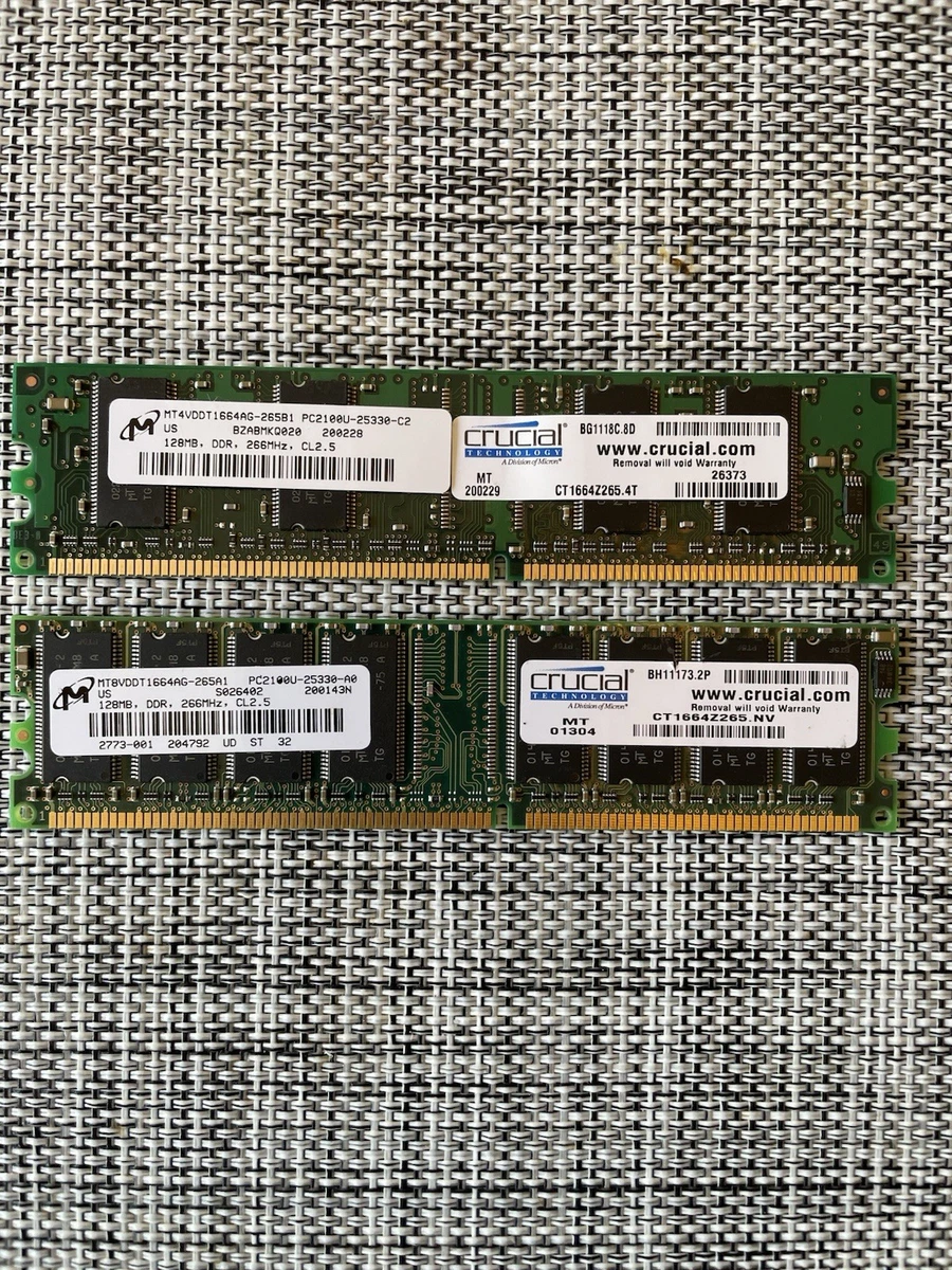 Crucial DDR1 SDRAM Computer Memory (RAM) for sale | eBay