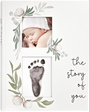 Baby Book Keepsake - Simple Milestone for 0.79 x 1.18 inches, White