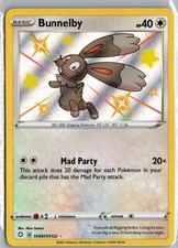Bunnelby SV097/SV122 Shiny Holo Rare Pokemon Card Shining Fates: Shiny Vault