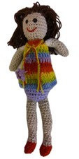 Handmade Crochet Doll Pre Owned