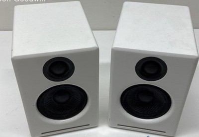 Audioengine A2  Desktop Speakers Pair (White); No Power Chord