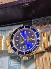 Rolex Rolex Submariner 16618 "E" Serial 1991 18K 40MM Blue Diver. Stunning. B/P