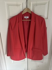 Ladies, Laura Ashley Peach No Fastenings Long Sleeve Jacket Size 18 🟧￼