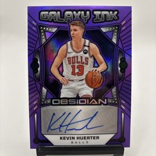 2024-25 Obsidian Kevin Huerter Galaxy Ink Electric Etch Purple Flood Auto #/49