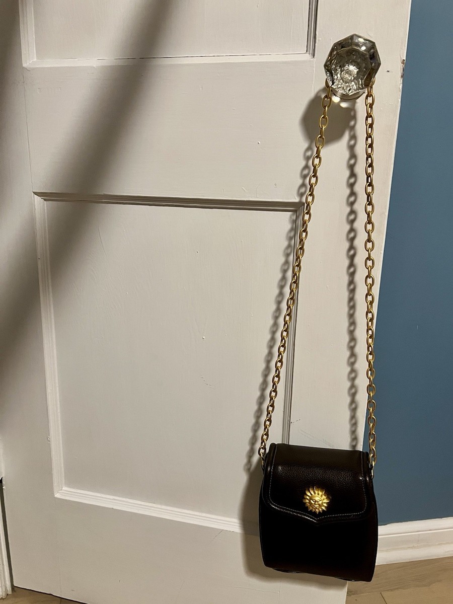 Vincenza 1993 Inc Leather Crossbody Gold Sunburst Accent View 6