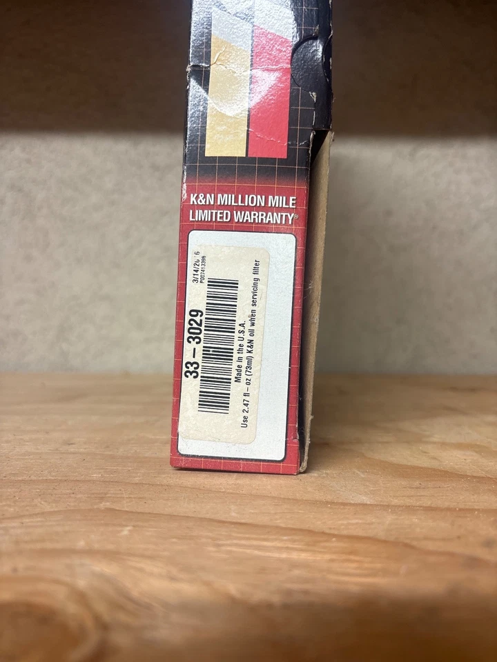 FILTRO DE AIRE JEEP GRAND CHEROKEE 3,0 L CHRYSLER 300C MOTORES V6 DIÉSEL K&N 33-3029 Foto 2 de 3