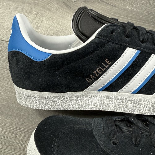 Adidas Gazelle Gamuza 'Core Black / Bright Blue / White' - Talla UK 8 / EU 42 - Imagen 2 de 9