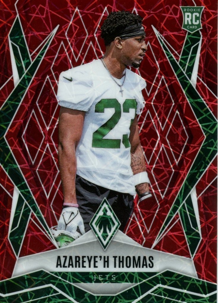 2025 Panini Phoenix - Rookies Azareye'h Thomas #212 Red Lazer /199 (RC ...