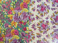 Tula Pink Untamed Hello Dahlia  Peony For Your Thoughts - LOT of 2