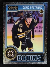 2014-15 O-Pee-Chee Platinum Black Ice 15/25 David Pastrnak #177 k1r
