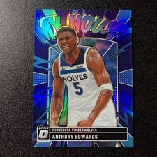 2024-25 Panini Donruss Optic - My House Anthony Edwards #2 Purple Prizm