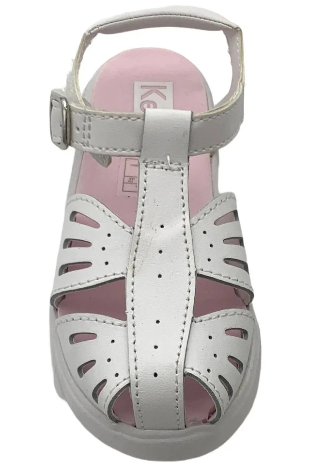 Sandalia Keds Daphne Butterfly blanca para niña pequeña Foto 2 de 3