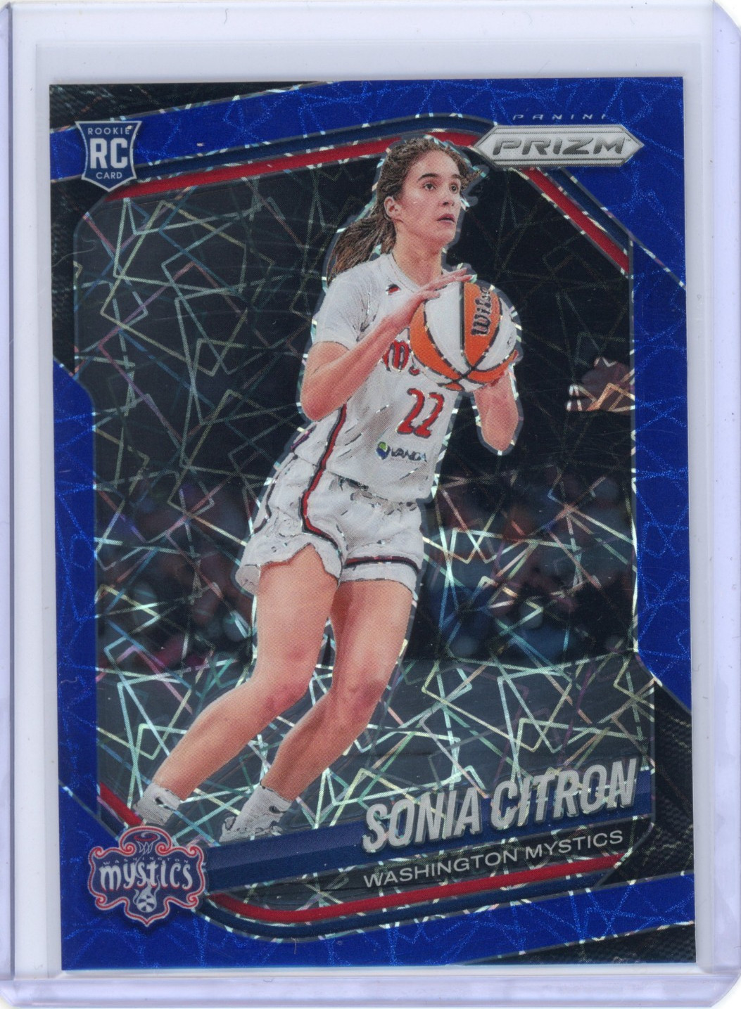 Sonia Citron 2025 Panini Prizm WNBA Blue Velocity RC #122