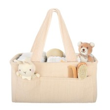 Baby Diaper Caddy Organizer   Nursery Storage Basket for Newborn Essentials, ...