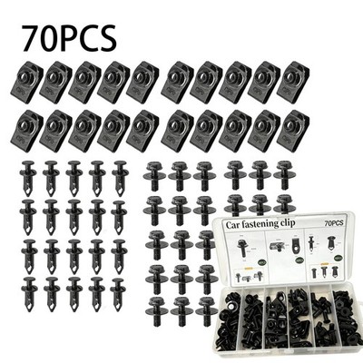 For Nissan  Body Bolts & U-nut Clips M6 Engine Under Cover Splash Shield Guard
