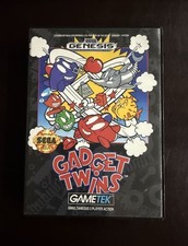 Gadget Twins (Sega Genesis) - Game & Case - TESTED & Working