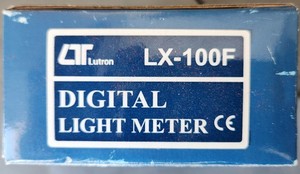 Lutron LX-100F Light Meter with LCD Display and Sensor