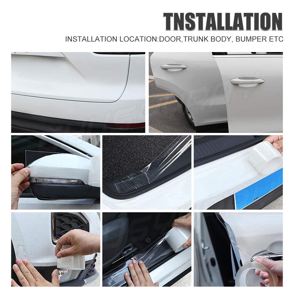 Vinyl Car Door Sill Scuff Cover Plate Sticker For Toyota 2016