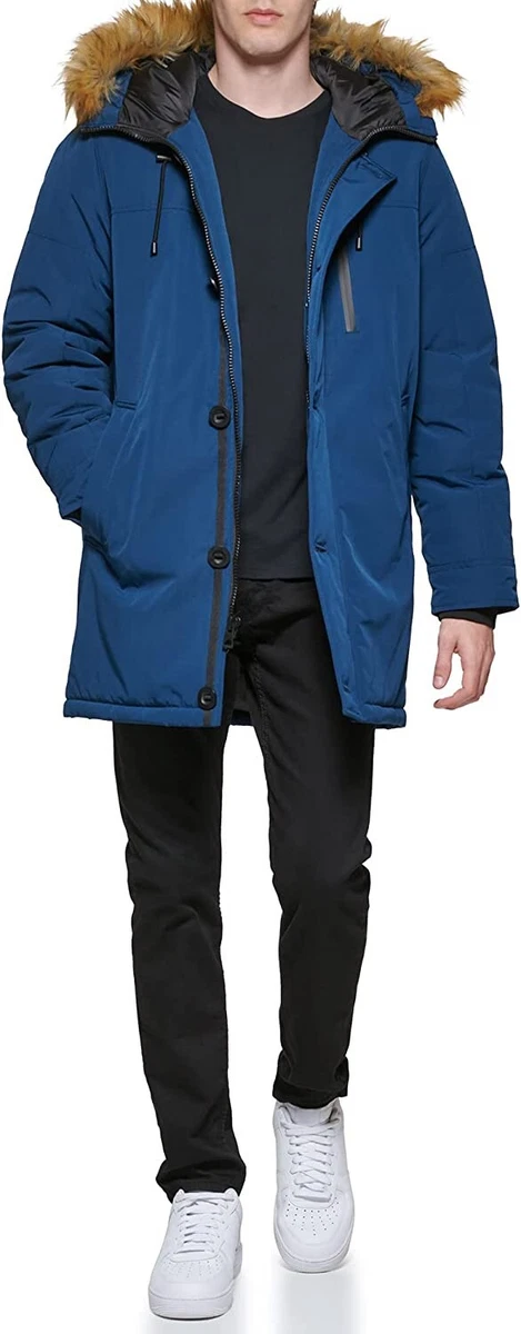 Guess men's hooded clearance parka
