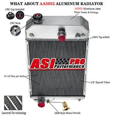 6 Rows Aluminum Radiator For Cat/Perkins Stationary 1104C-44 1104A-44 2485B726