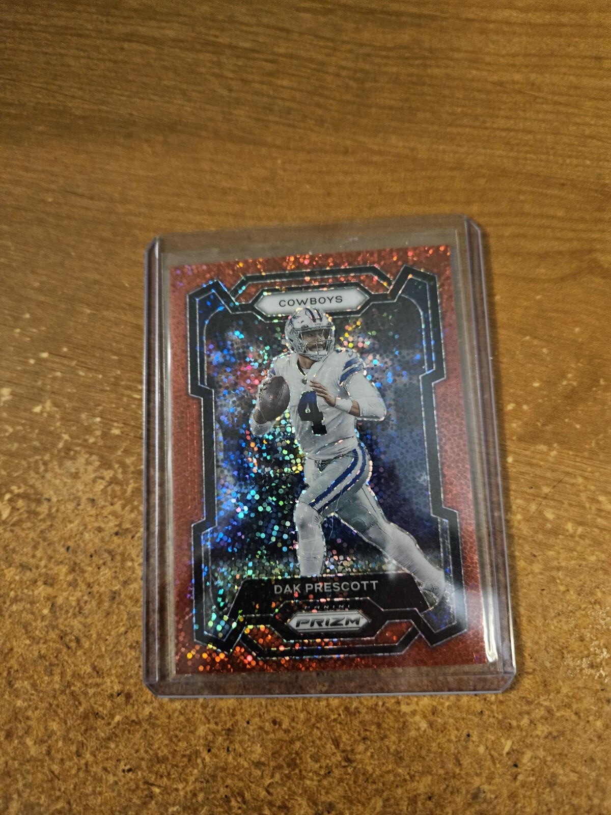 2023 PANINI PRIZM FOOTBALL RED SPARKLE #73 DAK PRESCOTT DALLAS COWBOYS NM/M