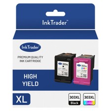 303 XL Refilled Ink Cartridge Combo Pack For Use In HP ENVY/TANGO Printers