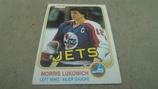 1981-82 OPC / 370 MORRIS LUKOWICH     WINNIPEG JETS