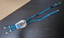 Vintage 80s kids Batman Suspenders with Elastic Straps