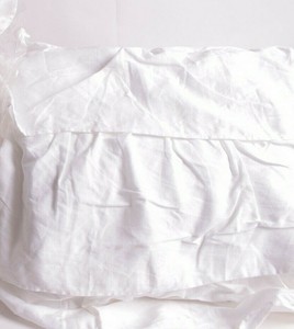 New Pottery Barn Kids Ruffle White Blackout Drape Panel 44x96