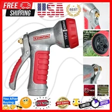 Professional 7-Way Adjustable Spray Nozzle - Durable Metal Construction, 4610
