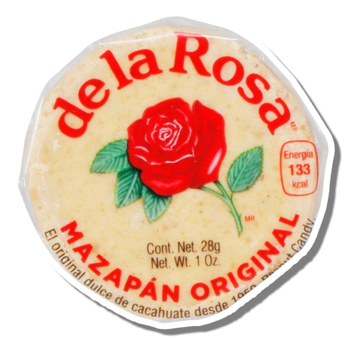 0438 Mazapan De La Rosa Sticker, Waterproof, Laminated, Mexico, Candy