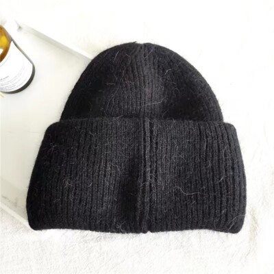 DHL Kaninchen Kaschmir Hut Dicke Warme Vogue Damen Wolle Angora Hut Beanie Hüte