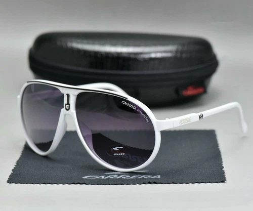 Herren Frame Carrera Sonnenbrille Damen Matte Retro Brille Mode UV400 Glasses DE - Bild 2 von 12