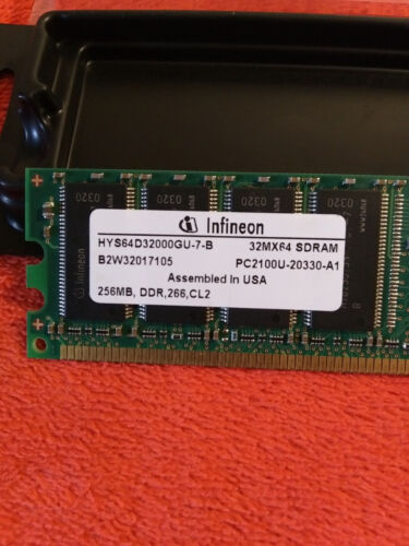 Infineon HYS64D32000GU-7-B 256MB 32MX64 SDRAM PRE-OWENED MADE IN USA TESTED - Picture 2 of 4