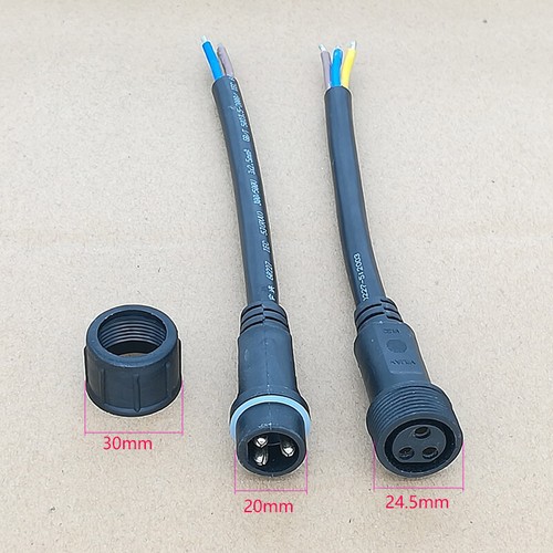 Wasserdicht 2,3,4,5,6,7,8-Polig Kabelstecker KFZ LKW Steckverbinder Stecker IP68 - Bild 23 von 34
