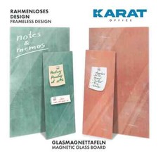 Memo Board Glas BRUSH Glasboard Magnettafel Farbauswahl Magnetisch Notizen Memos