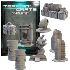 MGEMGTC185 Mantic Entertainment TerrainCrate: Sci-fi Objectives