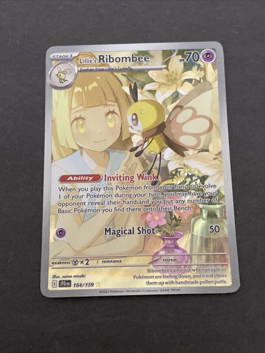 Lillie's Ribombee Illustration Rare! Journey Together 164/159 | eBay