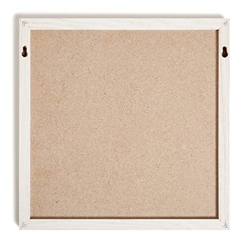 Rustic Linen Bulletin Board with White Wooden Frame, Office Supplies, with - Picture 5 of 7