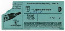 Ticket 3. BL FC Augsburg - Bayern München Am. 1995/96