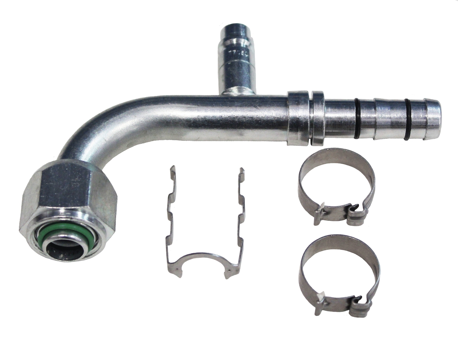 Automotive AC Hose Fitting EZ Clip#8 Female 90 High Charge Port 70R8098