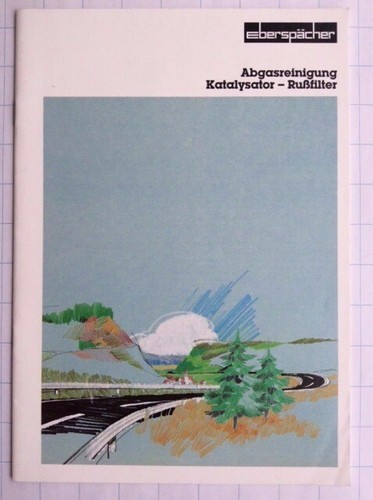#10171 Prospekt EBERSPÄCHER "Abgasreinigung/Katalysator/Rußfilter" (1985)