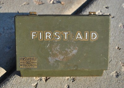 US Army First Aid Kit Box 米軍 ミリタリー ステンシル US MILITARY First Aid Kit Box , Complete | eBay