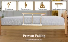 Folding Bed Rails for Elderly Adults Baby Safety Bed Side Assist Guard Rail 68cm