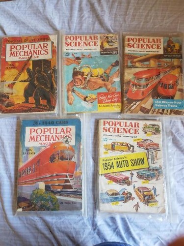 Riviste di Meccanica Popolare e Scienza Popolare 1939, 1940, 1954, collezione - Foto 3 di 7