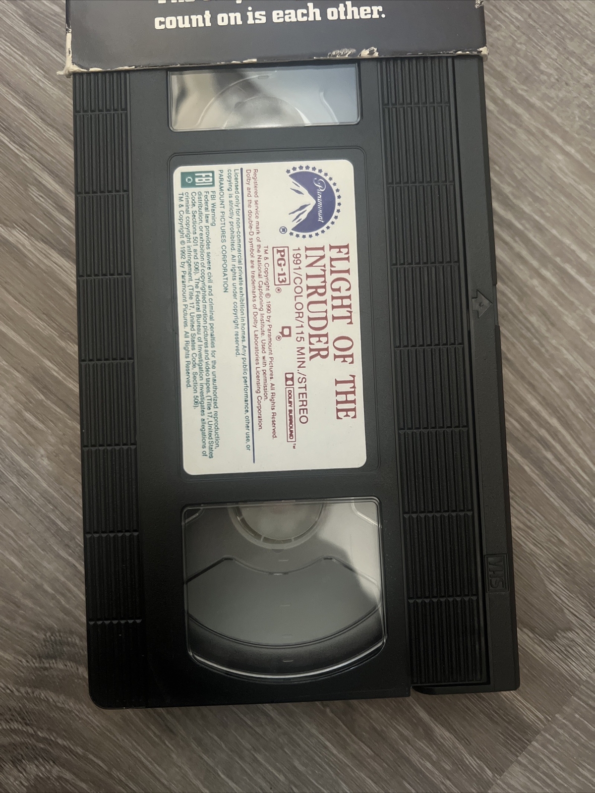 Flight of the Intruder (VHS, 2000) 97363210931 eBay