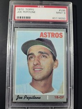 1970 Topps Joe Pepitone #598 ASTROS PSA 9